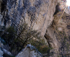Kachi-kalon cave monastery in Bakhchisarai