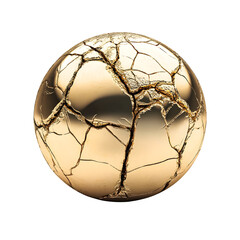 Textured three-dimensional ball for decoration