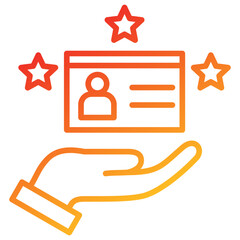 Loyalty Program Line Gradient Icon