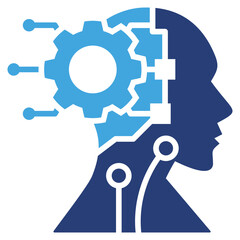 Artificial Intelligence Two Color Icon
