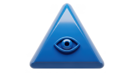 Blue Eye Of Providence 3d Render