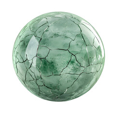 Textured three-dimensional ball for decoration