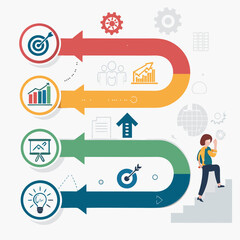 Fantastic Create Bold Stroke Infographic with Arro High-End Commercial Asset Rich Luxurious Quality Perfect for Commercial Marketing Projects Brand Marketing Visual Excellence Creative Asset