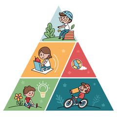 Phenomenal Create Bold Stroke Pyramid Infographic Professional Quality Premium Bright Cheerful Mood Perfect for Commercial Marketing Projects Authentic Storytelling Visual Narrative Creative Asset