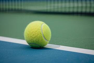 Game On: Tennis Ball Ready for Play
