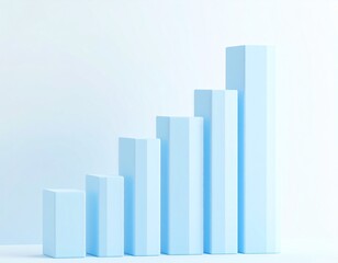 blue business graph