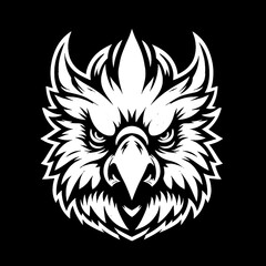 Obraz premium parrot silhouette vector