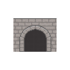 CLASSIC RETRO TUNEL PIXEL ART
