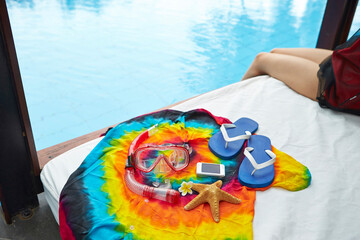 Hawaiian shirts, snorkeling and summer accessories