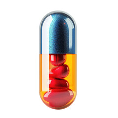 Pill capsule medicine drug health care pharmaceutical remedy medical on transparent background