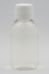 empty glass plastic jar 