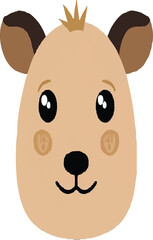 line icon mythical creature Brownie vector on white background Vector line icon on white background




