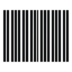 Vertical Black Stripes on a White Backdrop, Patterned Design Element
