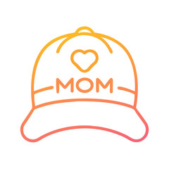 A stylish baseball cap that proudly proclaims love for mom and motherhood