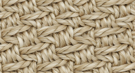 Natural Woven Fiber Texture Background Seamless Pattern Design