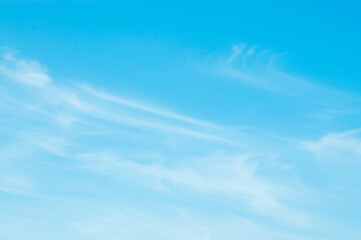 blue background, blue sky in the photo