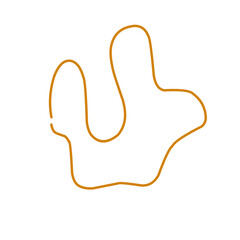 hand drawn organic lines