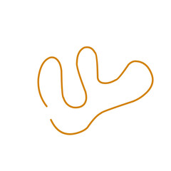 hand drawn organic lines