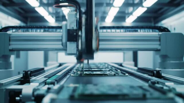 Automated Circuit Board Assembly Line