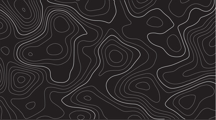 Topography contour mapping design in aged expedition format, featuring rugged landforms, detailed elevation lines, suitable for vintage travel posters, outdoor infographics, educational geography tool