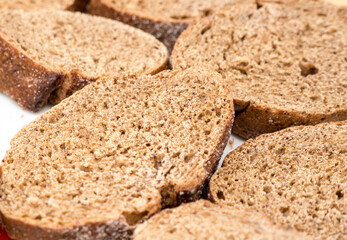 The Dry rye bread.