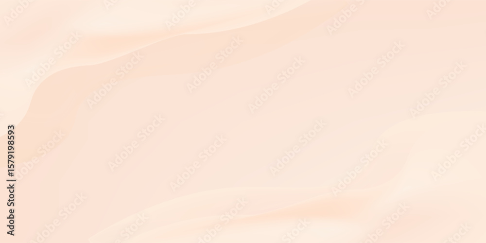 Poster abstract background with peach fuzz metaball shapes. morphing organic blobs. vector 3d illustration.