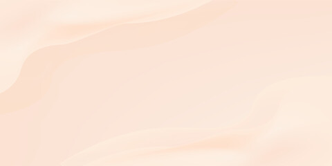 Obraz premium Abstract background with peach fuzz metaball shapes. Morphing organic blobs. Vector 3d illustration.