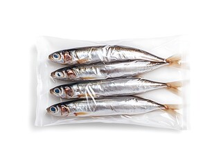 透明な包みの中の銀色