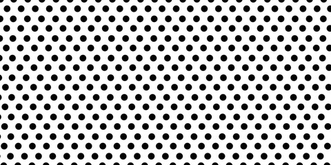 Polka dot background. Abstract wallpaper. Black and white seamless pattern. Dotted cute pattern. artistic doodle sketch tiny dots seamless surface design. design EPS 10 © Susilo
