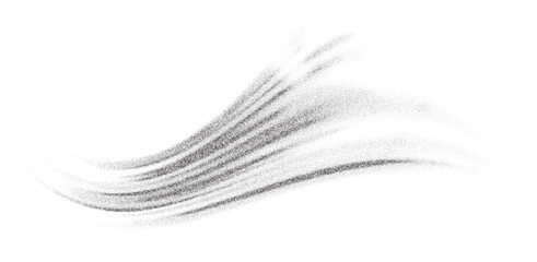 Stipple halftone bitmap light trail element