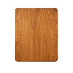 Naklejka premium Wooden Cutting Board Isolated