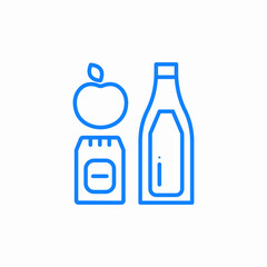 apple juice bottle icon sign vector