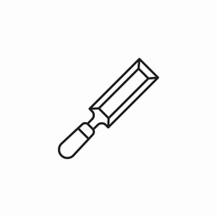 chisel tool icon sign vector