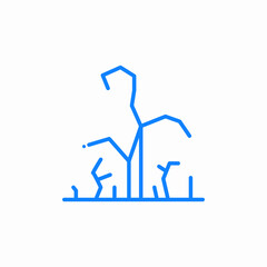 dead tree icon sign vector