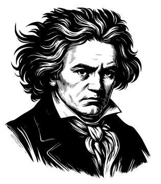 he maestro who bridged classical and romantic eras, german, composer, pianist, musician, Ludwig van Beethoven