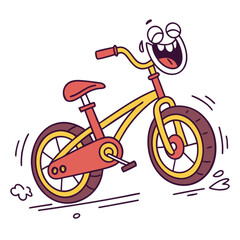 Fototapeta premium vector illustration of a bicycle