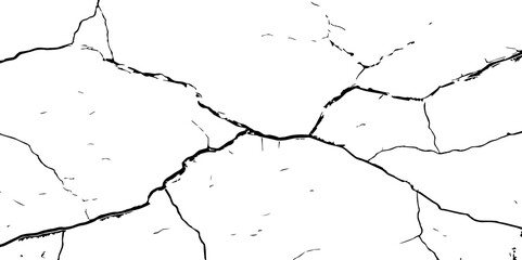 Cracked Earth, Telling a Story of How Nature’s Wrath Has Sculpted a Withered and Worn Terrain Over Centuries-Where Time and Erosion Meet: The Raw and Grunge-Textured Landscape of Dry
