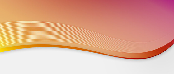 abstract pink business flyer design