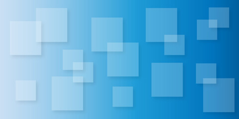 Abstract modern blue background with gradient colors and stylish line and square decorations for business presentation design. Abstract Blue Cube square, light and shade creative Background. 