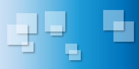 Abstract modern blue background with gradient colors and stylish line and square decorations for business presentation design. Abstract Blue Cube square, light and shade creative Background. 