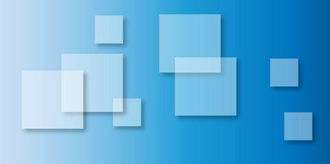 Abstract modern blue background with gradient colors and stylish line and square decorations for business presentation design. Abstract Blue Cube square, light and shade creative Background. 