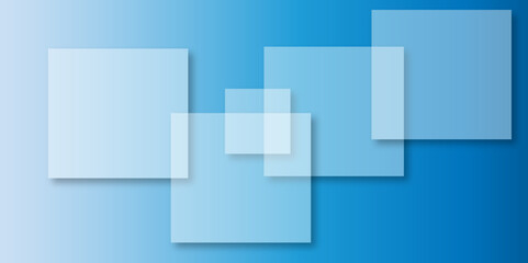 Abstract modern blue background with gradient colors and stylish line and square decorations for business presentation design. Abstract Blue Cube square, light and shade creative Background. 