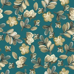 Abstract flower multi colour seamless floral pattern allover design new concept expert design digital creators art textile design leaf pattern repeat pattern fabric print design 