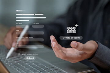Digital Account Creation Sign Up Online Registration