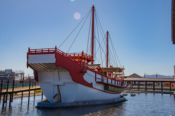 cargo ship in port