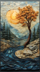 Dramatic Canyon Scene Shaped by Wind and Water