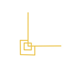 gold chinese oriental corner