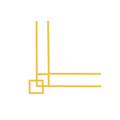 gold chinese oriental corner