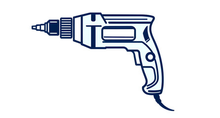 Power drill graphic, Handheld drill vector, Construction tool drill, Drill machine illustration, Cordless drill vector, DIY drill tool, Drill clipart, Drilling machine vector, Tool vector illustration