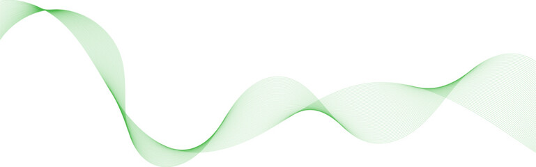 Green and white abstract wave pattern on a light background abstract green wave lines pattern on white background with space for your text 